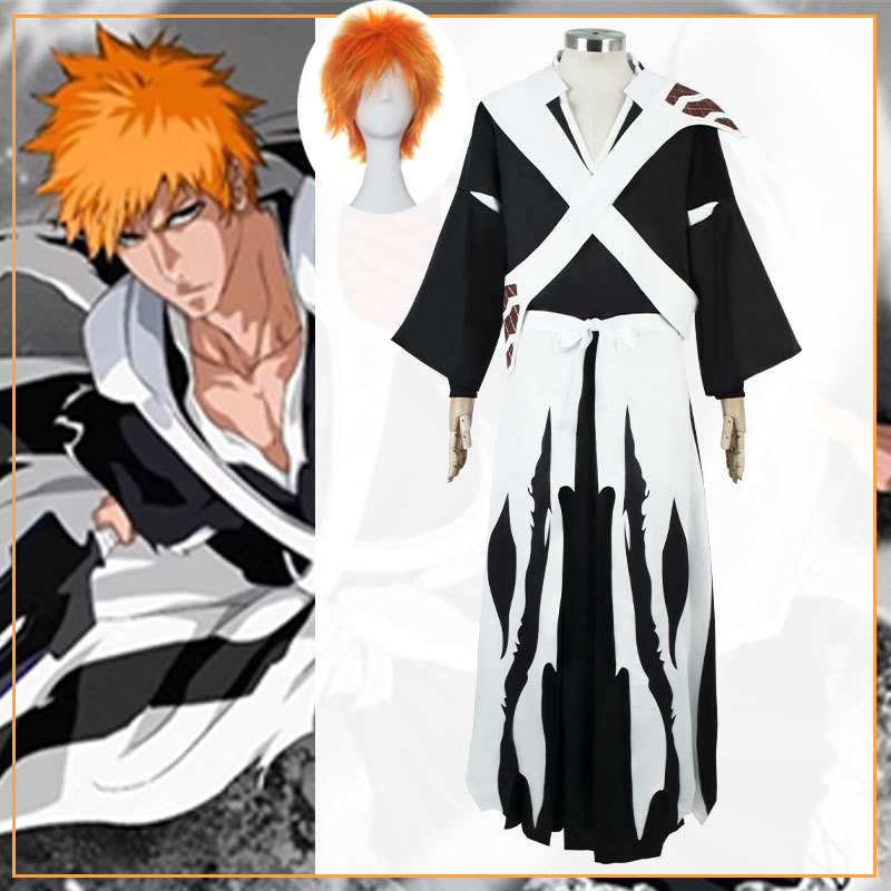 أنيمي بليتش كوروساكي إيتشيغو ش - مراجعة Men'S Kimono Accessories وسعره