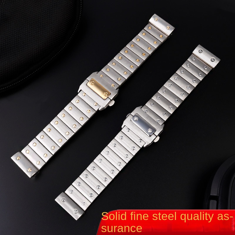 سوار ساعة من الفولاذ المقاوم ل - مراجعة Men'S Accessories Cartier وسعره