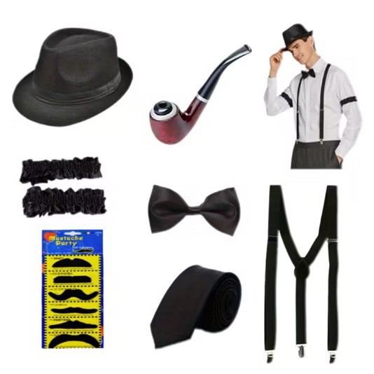 زي غاتسبي للرجال من عشرينيات ا - مراجعة Men'S Accessories In The 1920S وسعره