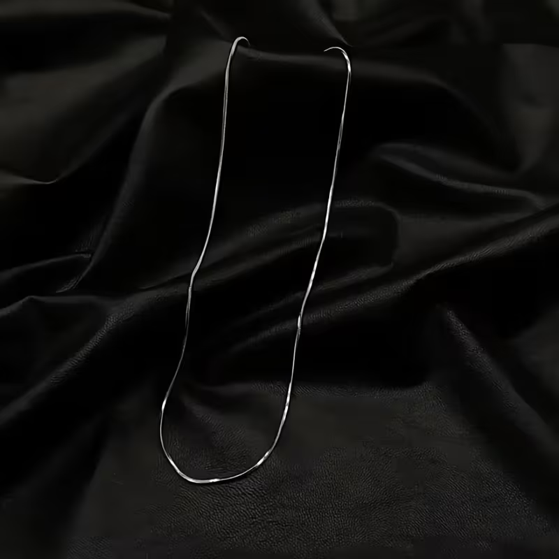 سلسلة عنق كلاسيكية بسيطة بسمك  - مراجعة Men Accessories Neck Chain وسعره