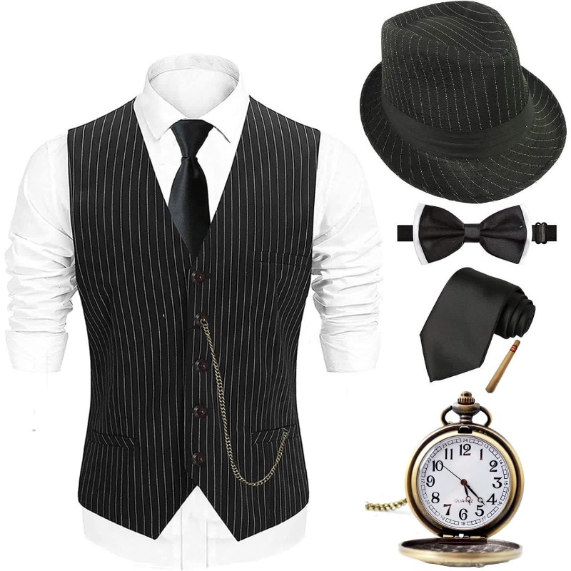 زي رجالي لعيد الهالوين بطراز ع - مراجعة Men'S Accessories In The 1920S وسعره