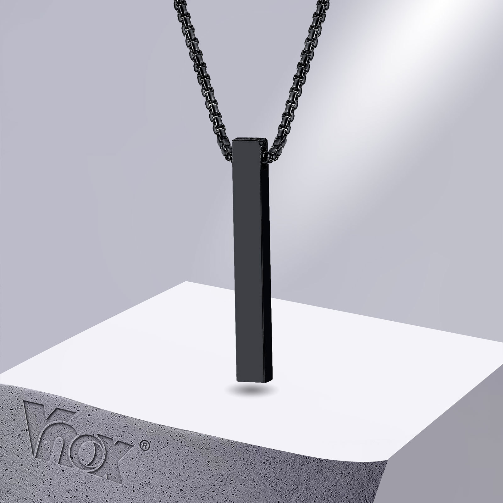 قلادة Vnox 5 مم للرجال والنساء - مراجعة Men Accessories Neck Chain وسعره
