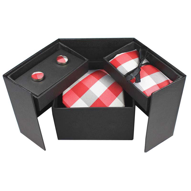 GUSLESON التعادل مجموعة أزرار  - مراجعة Neck Tie Set Box وسعره
