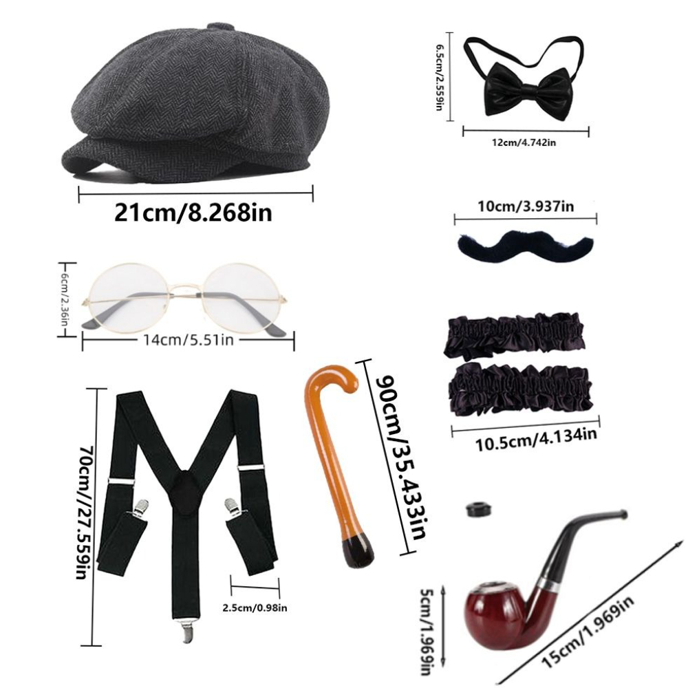 مجموعة إكسسوارات زي الرجل العج - مراجعة Men'S Accessories In The 1920S وسعره